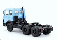 Масштабная модель 1:43 Седельный тягач МАЗ-6422, ранний, голубой, с журналом №107 (Легендарные грузовики СССР)