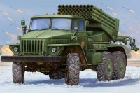 Сборная модель - система залпового огня БМ-21 \