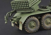 Сборная модель - система залпового огня БМ-21 \