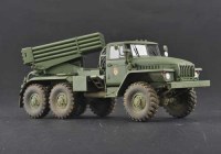 Сборная модель - система залпового огня БМ-21 \