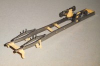 Сборная модель: Шасси 1:43 грузового автомобиля из Челнов -4310, 43105, -5350, база 3690 мм, для конверсии SSM, АИСТ, AVD Models (Клен)