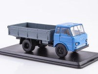 Масштабная модель 1:43 Экспериментальный бескапотный бортовой грузовик ЗиЛ-Э169А, голубой, серый (ModelPro)