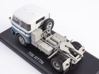 Масштабная модель 1:43 Двухосный седельный тягач 4х2 Шкода, Skoda LIAZ 706 MTTN, белый, синий, Start Scale Models (SSM)