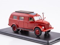 Масштабная модель 1:43 Передвижная пожарная лаборатория ППЛ (51) на шасси Горький-51 (ModelPro)