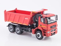 Масштабная модель 1:43 Трехосный полноприводный самосвал 6х6 КАМАЗ-65802-87 S5 (K4140), красный, Start Scale Models (SSM)