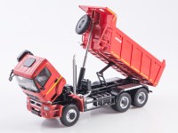 Масштабная модель 1:43 Трехосный полноприводный самосвал 6х6 КАМАЗ-65802-87 S5 (K4140), красный, Start Scale Models (SSM)