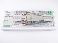 Сборная деревянная модель 1:43 Советский локомотив ЧС4т (Baumi)
