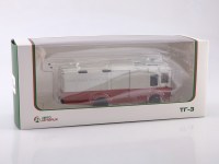 Масштабная модель 1:43 Грузовой троллейбус СВАРЗ ТГ-3, красный, бежевый, Автоистория (АИСТ)