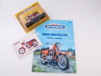 Масштабная модель 1:24 Советский мотоцикл Jawa 350/634/01 с журналом №56 "Наши Мотоциклы" (MODIMIO Collections)