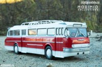 Коллекционная масштабная модель 1:43 Автобус Икарус-66 с журналом №6 (Наши Автобусы. Modimio)