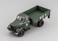 Коллекционная масштабная модель 1:43 Бортовой автомобиль 4х2 Горький-51А хаки, с номерами (DiP Models)