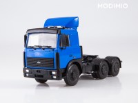 Масштабная модель 1:43 Седельный тягач 6х4 МАЗ-6422 синий с журналом №26 (Легендарные грузовики СССР)