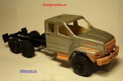 Двойная кабина для масштабной модели 1:43 Миасский Грузовик Некст, Next (Мастерская КИТ)