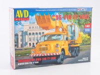 Сборная модель 1:43 Экскаватор-планировщик UDS-110 на полноприводном шасси 6х6 Татра-148, Tatra-148 (AVD Models)