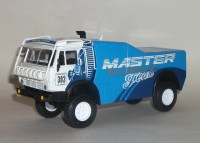 Коллекционная масштабная модель 1:43 Спортивный  грузовик 4х4 Камский-4925 "Ралли-Мастер", бортовой номер 303 (Элекон)