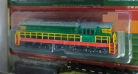 Масштабная модель 1:87 Чехословацкий маневровый тепловоз ЧМЭ3 с журналом №2 (Наши Поезда. Modimio)