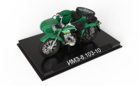 Масштабная модель 1:24 Мотоцикл "Урал" ИМЗ-8.103-10  с журналом №1 "Наши Мотоциклы" (MODIMIO Collections)