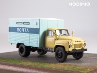 Коллекционная масштабная модель 1:43 Почтовый фургон ГЗСА-3711 (53А) с журналом №25 (Легендарные грузовики СССР)
