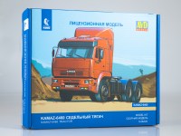 Комплект для самостоятельной сборки 1:43 Седельный тягач 6х4 КамАЗ-6460 со спойлером (AVD Models)
