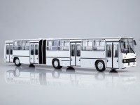 Масштабная модель 1:43 Городской сочлененный автобус Икарус-280.64, планетарные двери, белый (Советский Автобус)