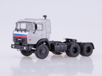 Коллекционная масштабная модель 1:43 Седельный тягач 6х4 КамАЗ-54115, светло-серый (Автоистория, дилерская модель КАМАЗ)