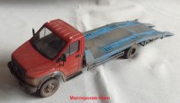 Комплект для сборки: металлическая рама 1:43 для "Ломаного" эвакуатора ГорькийОН Некст 4х2 (Клен)