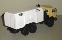 Комплект для сборки: упрощенная надстройка 1:43 автомобильный кузов-фургон К 5350-11 для КамАЗ-5350, -43114, -43118 и других (Клен)