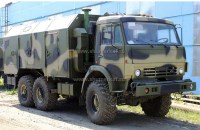 Комплект для сборки: упрощенная надстройка 1:43 автомобильный кузов-фургон К 5350-11 для КамАЗ-5350, -43114, -43118 и других (Клен)