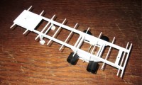 Комплект для сборки коллекционная масштабная модель 1:43 Полуприцеп КАЗ-717 (Клен)