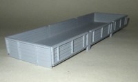 Комплект для сборки коллекционная масштабная модель 1:43 Полуприцеп КАЗ-717 (Клен)