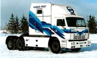Комплект для сборки: металлическая рама 1:43 для Седельного тягача -54115 с модулем РИАТ (Клен)