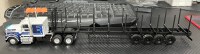 Сборная модель 1:43 Четырехосный полуприцеп-сортиментовоз Meusburger Новтрак SH-454, длиной 16,5 м, для дорожных тягачей (Клен)