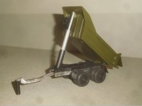 Сборная модель 1:43 Рама двухосного самосвального прицепа модели -8577, трансКИТ для кузова -5511 от Элекон (Клен)
