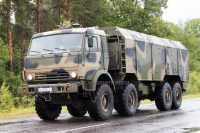 Комплект для сборки: упрощенная надстройка 1:43 автомобильный кузов-фургон К 6350-11У1 для КамАЗ-6350-1344 и других (Клен)