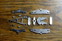 Комплект для самостоятельной сборки 1:43 Подкатная тележка для МАЗ-5215, НАМИ-790 (Мастерская Клен)