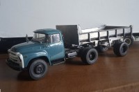 Сборная модель 1:43 Одноосный самосвальный полуприцеп ПС-1305 для ЗиЛ-130В1 (Клен)