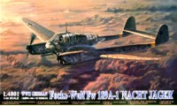 L4801 Сборная масштабная модель 1:48 Самолет German Focke-Wulf Fw 189 A-1 Night Fighter (GWH)