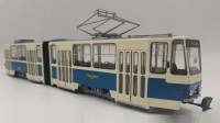 Масштабная модель 1:43 Трамвай Tatra KT4, Leipziger transport services, 1979 г. (Premium ClassiXXs)