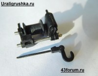 Лебедка 1:43 для грузовых автомобилей из Челнов, из Миасса и других (Клен)