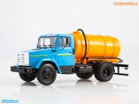 Коллекционная масштабная модель 1:43 КО-520 (4333) на  шасси 4х2 ЗиЛ-4333 с журналом №5 (Легендарные грузовики СССР)