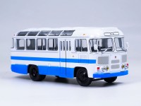 Коллекционная масштабная модель 1:43 Автобус ПАЗ-672М с одной  ширмовой дверью, с журналом №7 (Наши Автобусы. Modimio)