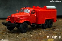 Коллекционная масштабная модель 1:43 Пожарный автомобиль АТ-2 (ЗИЛ-157К) с журналом №9 (Легендарные грузовики СССР)