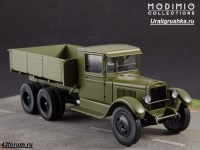 Коллекционная масштабная модель 1:43 Трехосный грузовик ЗиС-6 с журналом №17 (Легендарные грузовики СССР)