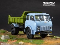 Коллекционная масштабная модель 1:43 Самосвал 4х2 МАЗ-503Б с журналом №18 (Легендарные грузовики СССР)