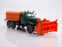 Масштабная модель 1:43 Шнековый снегоуборщик Д-470 (ЗиЛ-157Е), с журналом №51 (Легендарные грузовики СССР)