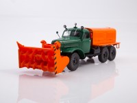Масштабная модель 1:43 Шнековый снегоуборщик Д-470 (ЗиЛ-157Е), с журналом №51 (Легендарные грузовики СССР)