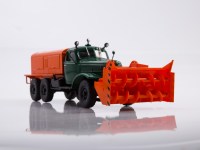 Масштабная модель 1:43 Шнековый снегоуборщик Д-470 (ЗиЛ-157Е), с журналом №51 (Легендарные грузовики СССР)