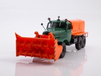Масштабная модель 1:43 Шнековый снегоуборщик Д-470 (ЗиЛ-157Е), с журналом №51 (Легендарные грузовики СССР)