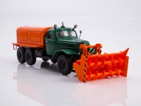 Масштабная модель 1:43 Шнековый снегоуборщик Д-470 (ЗиЛ-157Е), с журналом №51 (Легендарные грузовики СССР)