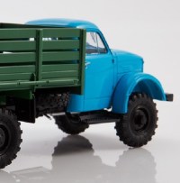 Масштабная модель 1:43 Советский вездеход 4х4 ГАЗ-63, с журналом №52 (Легендарные грузовики СССР)